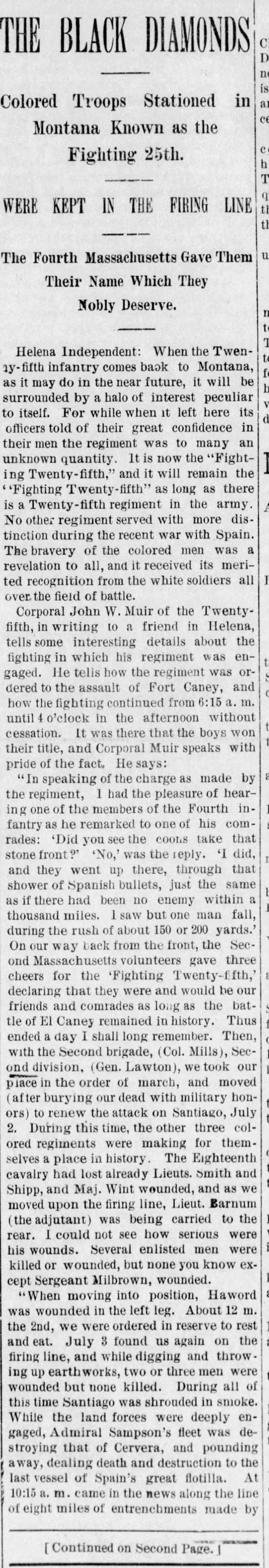 Clipping from The Missoulian